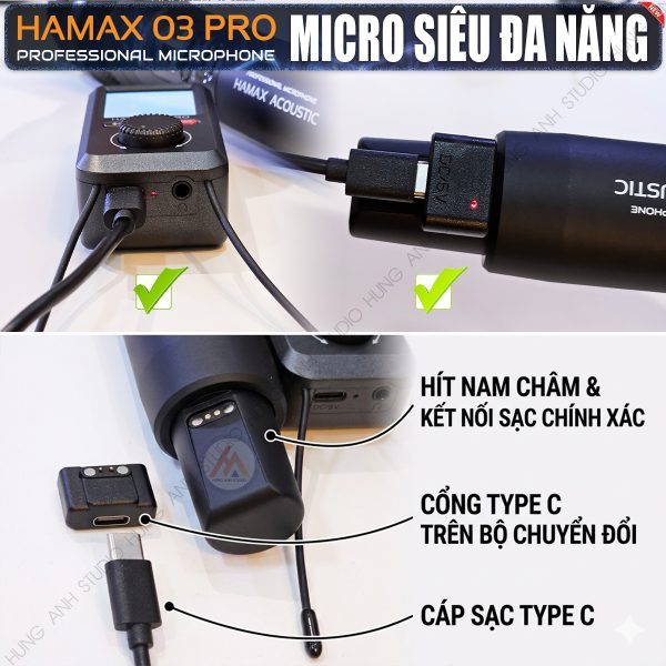 Sạc Type-C Micro Hamax 03 PRO sạc hamax 03 pro