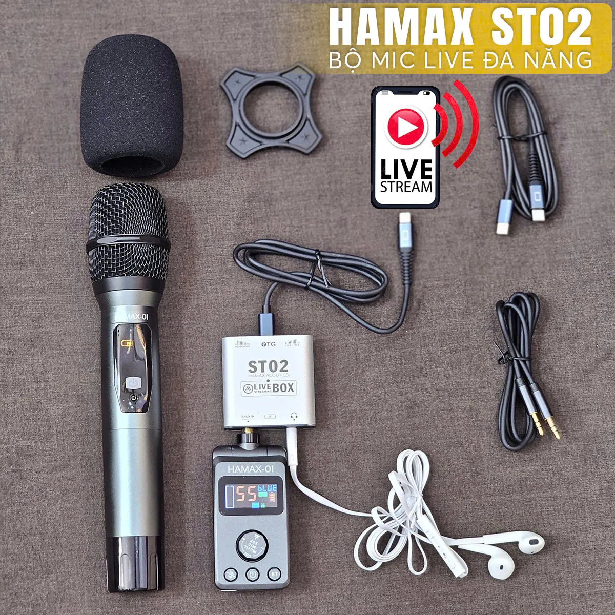 Phụ kiện livestream của Hamax ST02